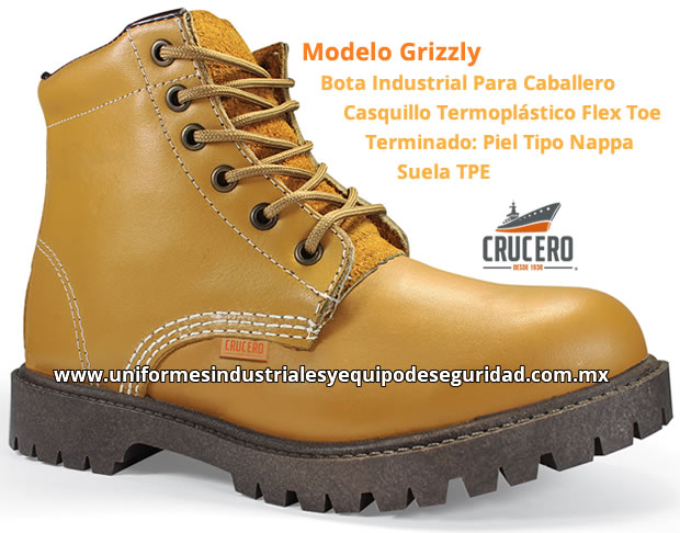 Calzado Industrial Crucero Modelo Grizzly